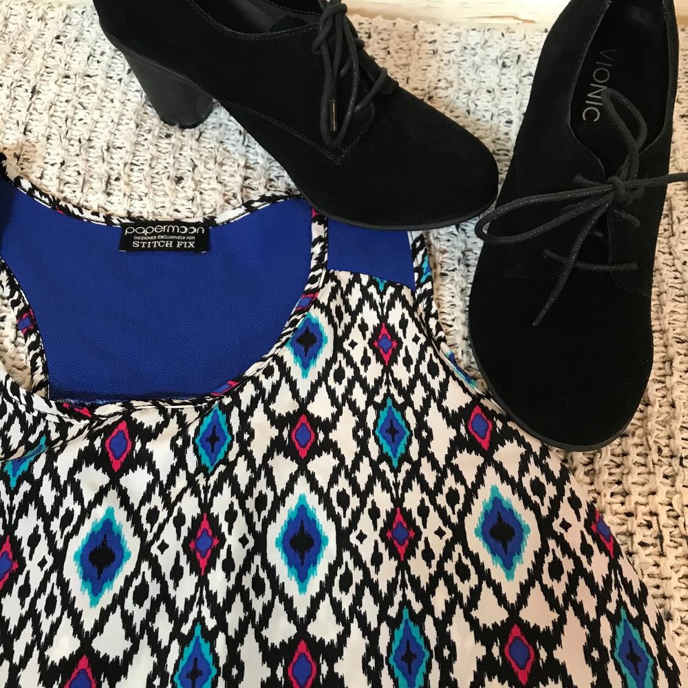 Papermoon geometric Tank Top: Medium